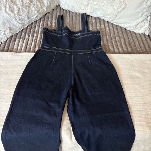 Chelsea & Violet Dark Blue Women's Jeans Overalls Cute Trendy - Picture 5 of 11